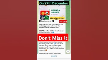 Vertus Airdrop On 27th December✅ #vertusairdrop #vertus #shortsfeed