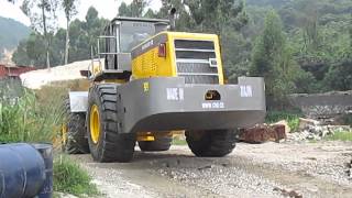 40Tons block handler arrangement with fork attachment