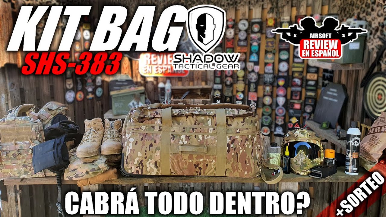 Cabrá todo en la MOCHILA KITBAG SHS-383 de SHADOW TACTICAL GEAR ? | Airsoft Review en Español