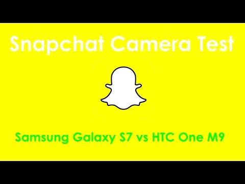 Samsung Galaxy S7 vs HTC One M9 - Snapchat Camera Quality Test