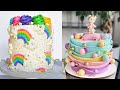 10 Tasty Colorful Cake Decorating Tutorials | Most Satisfying Cake Decorating Ideas | Tasty Cake