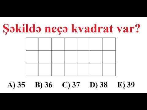 Məntiq dərsləri. Fiqur test məsələ #2. Asan İzah.