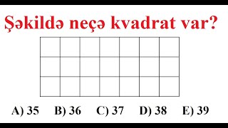 Məntiq dərsləri. Fiqur test məsələ #2. Asan İzah.