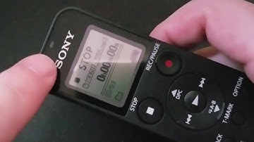 Walkthrough van de Sony ICD PX370 voicerecorder