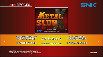 ACA NEOGEO Metal Slug X (Switch) First Look on Nintendo Switch - Gameplay