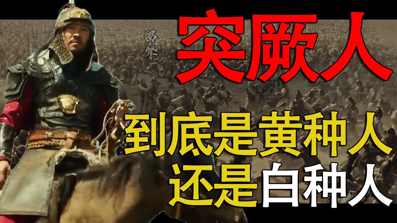 突厥人到底是黄种人还是白种人一文彻底讲清突厥人的来龙去脉#历史 #杨坚 #达奚长儒 #匈奴 #柔然