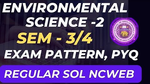 Environment Science - Theory into Practice -2 Exam Pattern, Previous Year Paper All Courses Sem 3