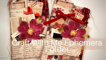 Craft With Me Ephemera Folder