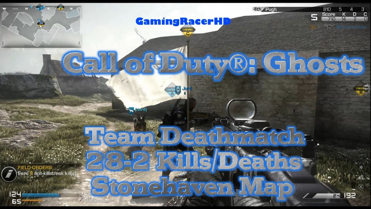 Call Of Duty: Ghosts - "28-2 K/D" Team Deathmatch with Joordz - Stonehaven Map (1080p HD)