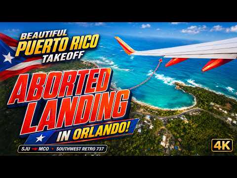 Breathtaking Puerto Rico Views… Then Our Orlando Landing Was ABORTED!