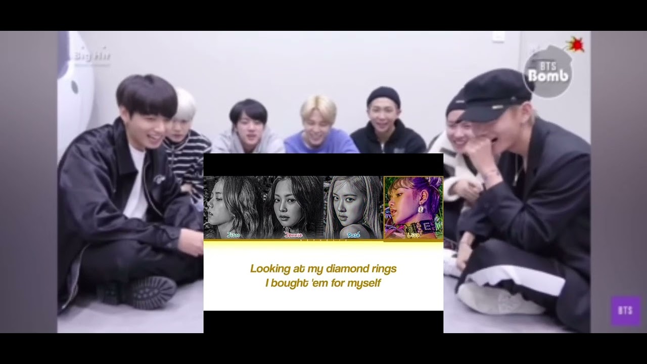 Bts reaction to BLACKPINK cut you off