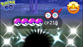 Got This Shiny Weather Boosted Lazy Ball Pokemon...... In Pokemon Go