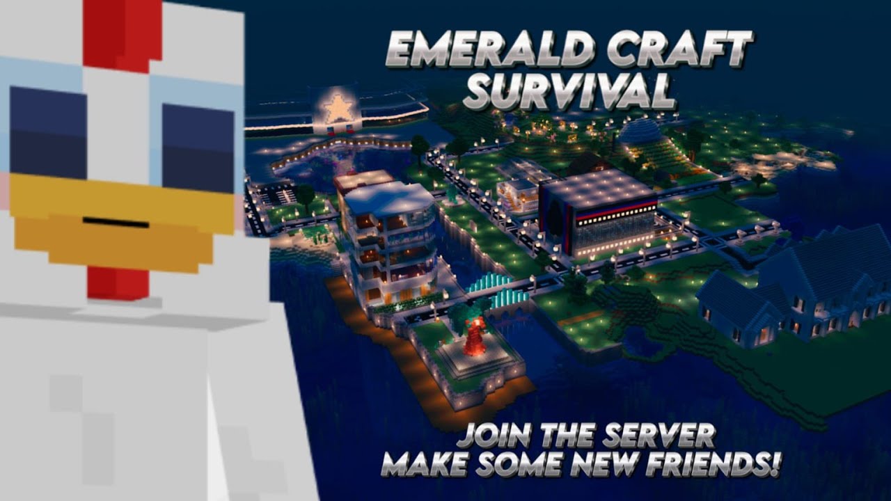 Emeraldcraft Survival Server - Building Apartments - YouTube