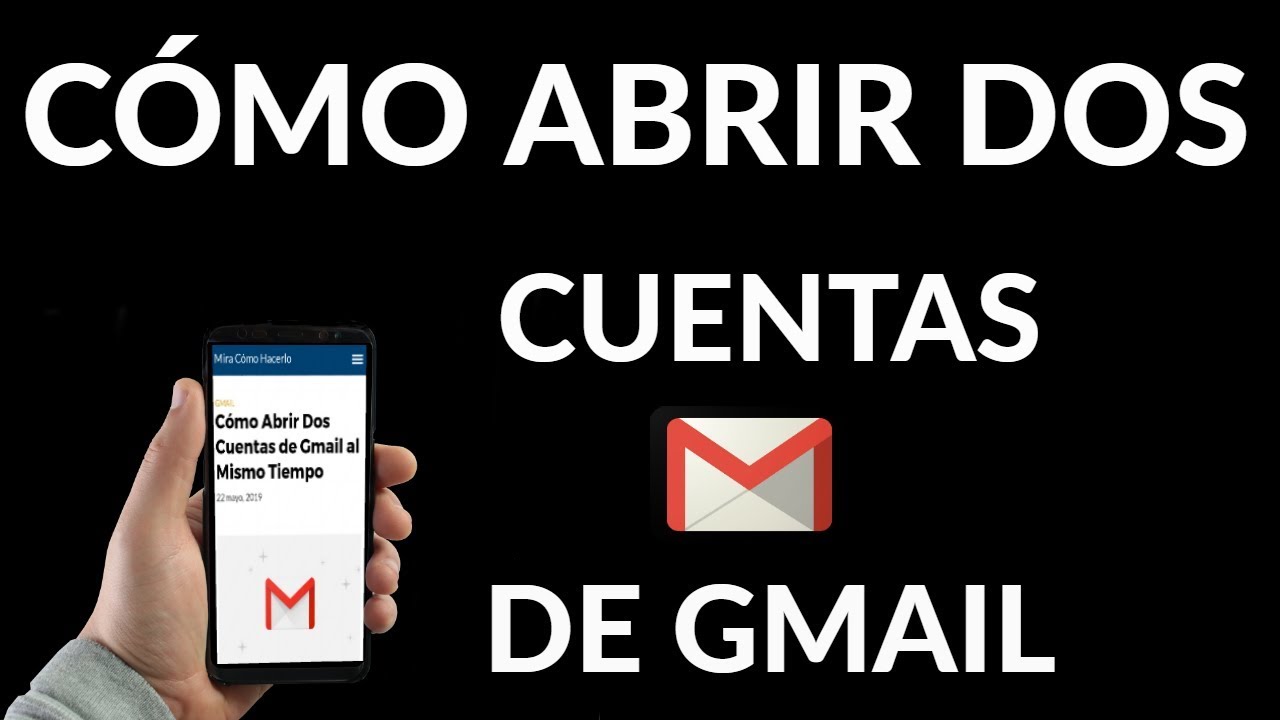 Rudyard Kipling explosión Recoger hojas Cómo Abrir Dos Cuentas de Gmail al Mismo Tiempo? - YouTube