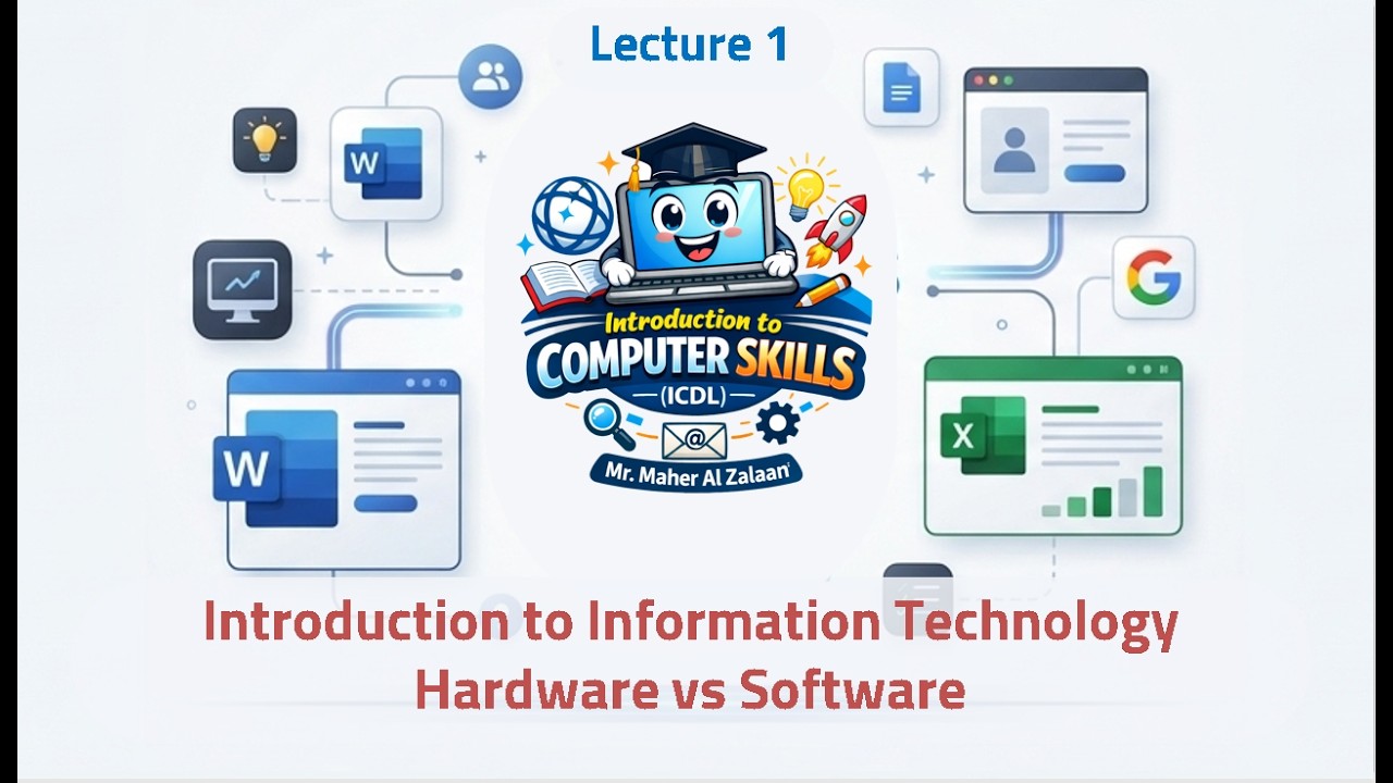 CS101 | Lecture 1: Introduction to Information Technology - Hardware vs Software