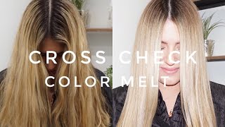 Cross Check Color Melt! How to Balayage Blend with NO BLEACH!