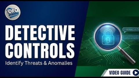 Detective Controls—CompTIA Security+ SYO-701—1.1.2.3