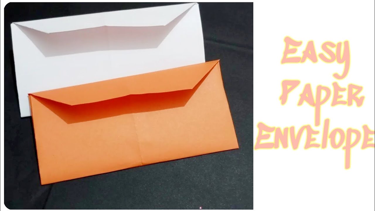 How to make a simple paper envelope | Origami Envelope/ hand-made paper ...