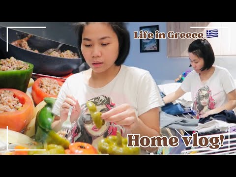 home VLOG 🏠 | FIRST TIME MAGLUTO NG GEMISTA ♥︎ Fil-Greek Family