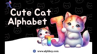 Cute Cat Party Hat Alphabet: Fun & Whimsical Letters for Every Occasion! 🎉🐱