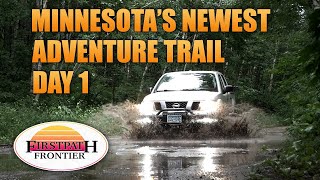 Test running Minnesota's new 400 mile Adventure Trail. The North-Central Minnesota Adventure Trail