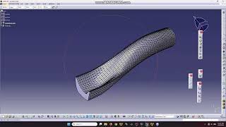 Design and CFD of an aircraft engine S duct air inlet