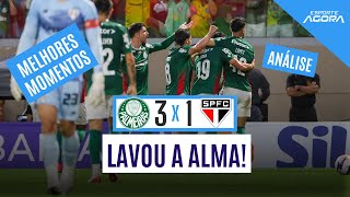 PALMEIRAS VENCE E AFUNDA O SĂO PAULO NA CRISE! | PALMEIRAS 3X1 SĂO PAULO