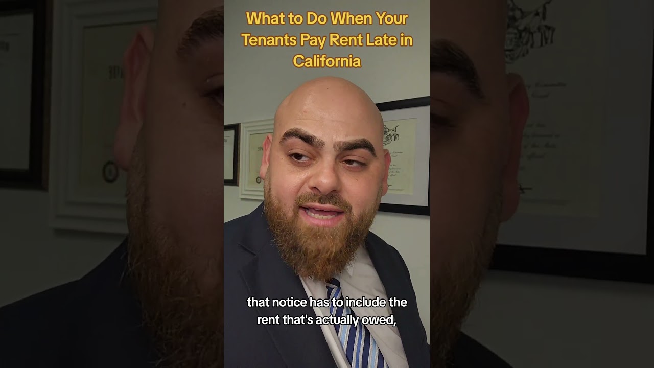 What to Do When Your Tenants Pay Rent Late in California