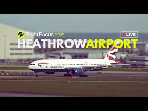 Heathrow Airport Live - Evening Of Monday 29th April 2024