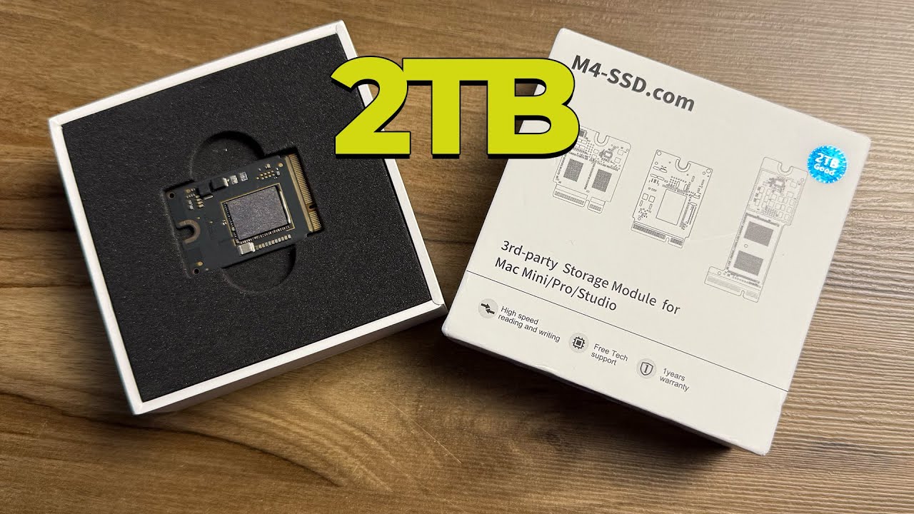 SSD UPGRADE para o meu MAC MINI M4! UNBOXING