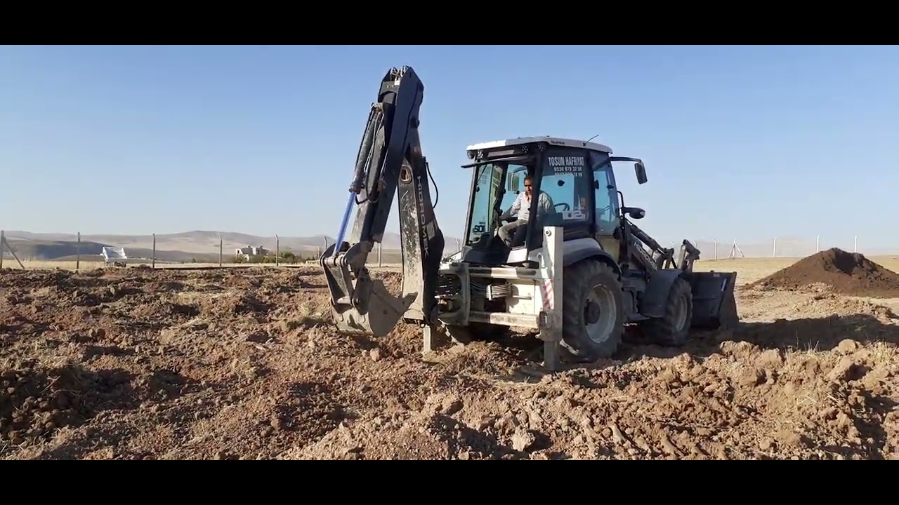 136- Ceviz Bahcesi Tesisinde; Kepçe Çukurlari nasıl açmalı? Kayseri, Kocasinan, rakım 1100