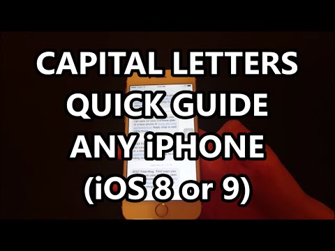 iPhone 6S Caps Lock Keep Always On Capital Uppercase Letters iOS 9.2 (iPhone 5, 5C, 5S, 6, 6+, 6S+)