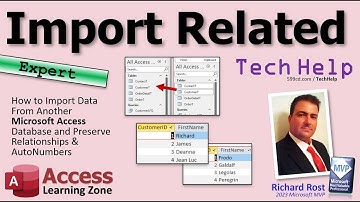 Import Data From Another Microsoft Access Database and Preserve Relationships & AutoNumbers