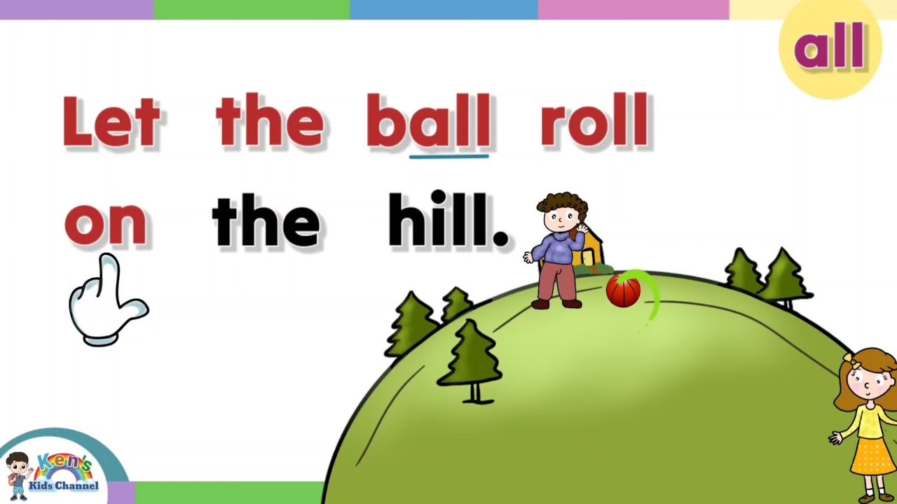 Practice Reading Simple Sentences | English Reading Lesson for Nursery ...