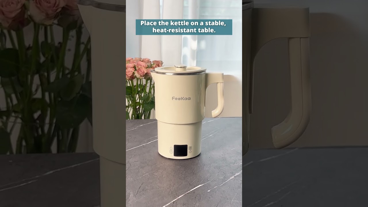 Foldable Electric Kettle Usage Instructions FK-WK-600A