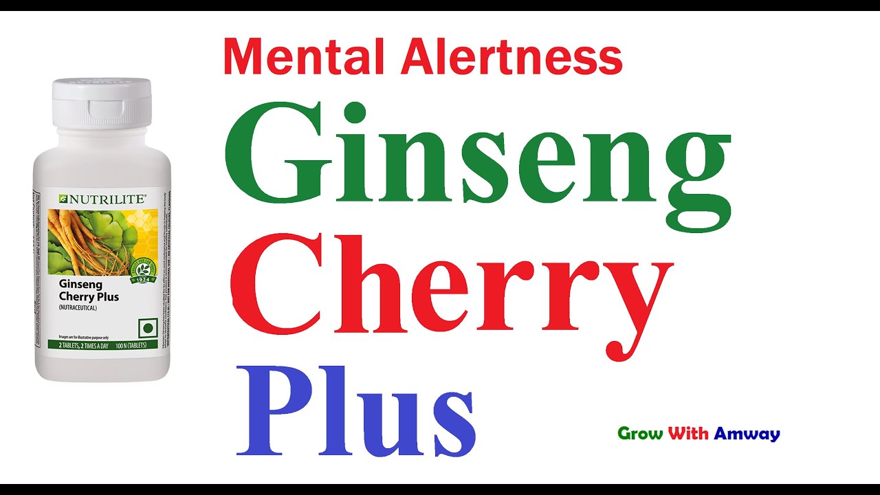 Nutrilite Ginseng Cherry Plus  Boost Brain Health and Cognitive Function 