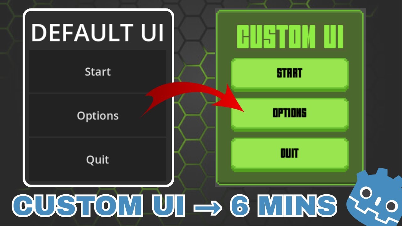 How to Create Custom UI | Godot 4 - YouTube