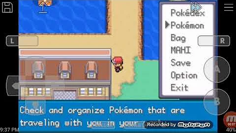 How do you mega evolve in Pokemon Fire Red?