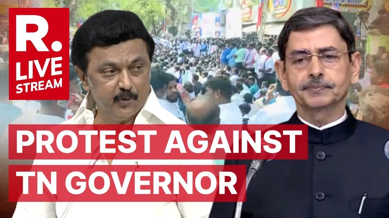 Protests Against Tamil Nadu Governor | TN Govt Vs Governor | MK Stalin ...