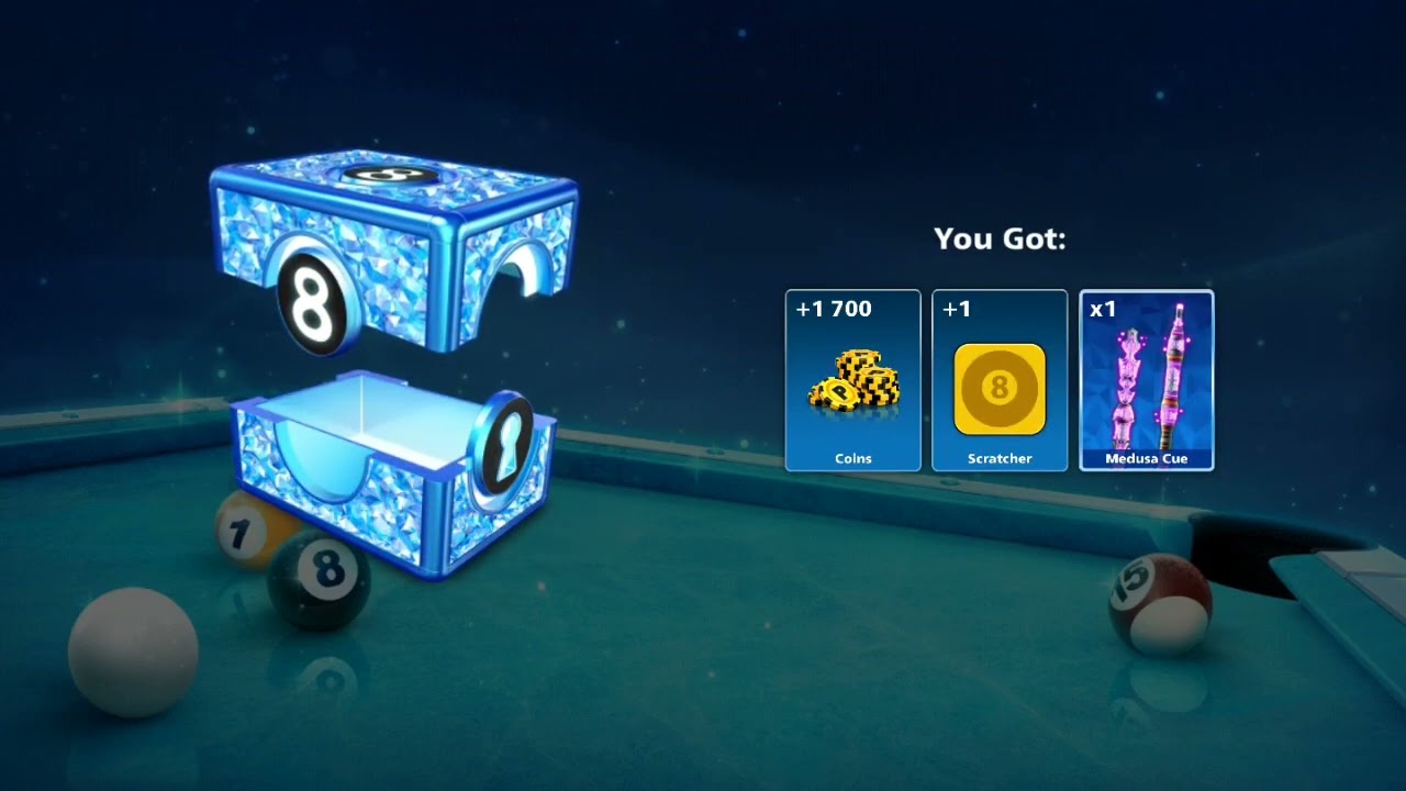 8 BALL POOL | MEDUSA CUE OPENED