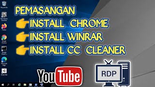 Cara Mendownload Chrome,Winrar dan CC Cleaner Di - RDP screenshot 4