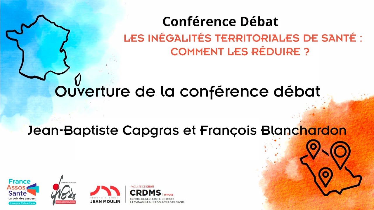Ouverture de la conférence débat | Jean-Baptiste Capgras et François Blanchardon
