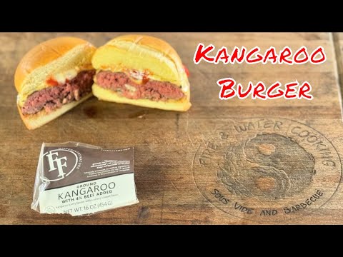 Anything But Beef Burger Series - Sous Vide Kangaroo Burger