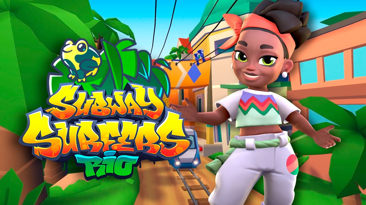 Subway Surfers - Join us in Rio as we Play 4 the Planet! 🇧🇷🌎🏃 Get  moving with Tainá and the Kite Board. ✨ Run through the  Rainforest  with Super Runner Fernando