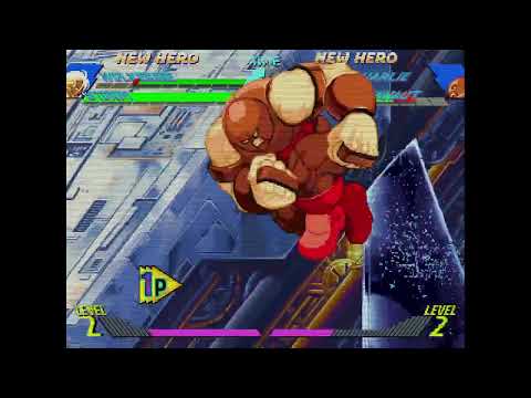 X-Men vs. Street Fighter - Wolverine, Storm vs. Charlie, Juggernaut