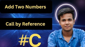 Add Two Numbers Using Call by Reference in C | Add Two Integer Using Call by Reference in C #c