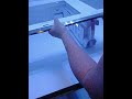 Samsung French door 4 door bottom glass removal cleaning and reinstallation