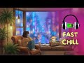 Lofi Music but it's Fast &amp; Chill ☕ Work Music Lofiqu 🎶 Liquid DnB Mix