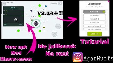 ANDROID V2.14 ZOOM + MACRO * AGARIO / AGAR.IO - ‎كيفية الحصول زوم + الماكرو للاندرويد