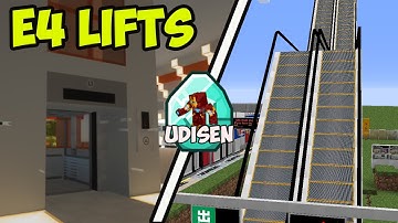 Minecraft Transit Railway Mod - HOW TO USE - Tutorial (EASY) ( PART 4 -  Lift & Elevators)